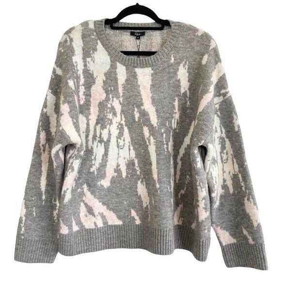 Rails Virgo Grey Tye Dye Wool Blend Sweater Size XL NWT - Picture 6 of 10